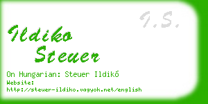 ildiko steuer business card